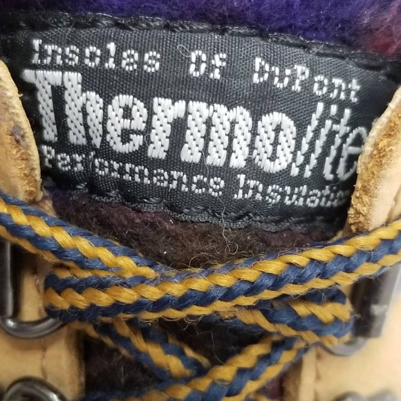 Nine West Duck Boot O-Brynadn Brown Black Lace Up Rubber Padded Collar Size 6M - Picture 11 of 12